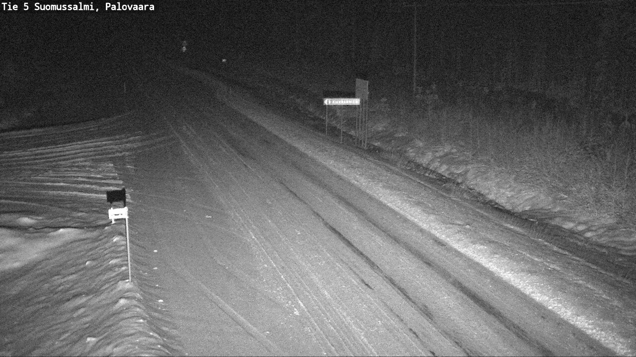 Weather Camera Image Road 5 Suomussalmi, Palovaara, Suomussalmi, Kainuu