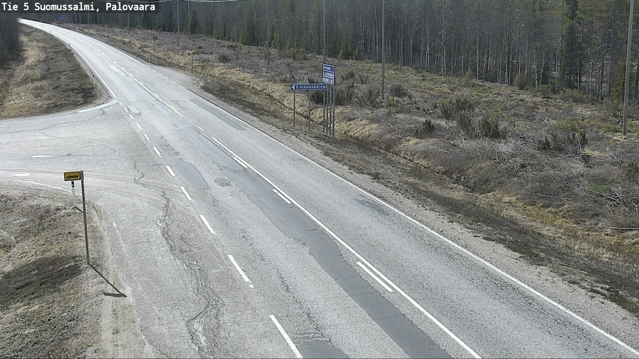 Kelikamerat Kuva Tie 5 Suomussalmi, Palovaara, Suomussalmi, Kainuu