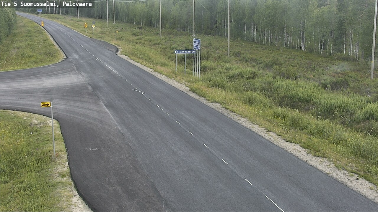 Kelikamerat Kuva Tie 5 Suomussalmi, Palovaara, Suomussalmi, Kainuu