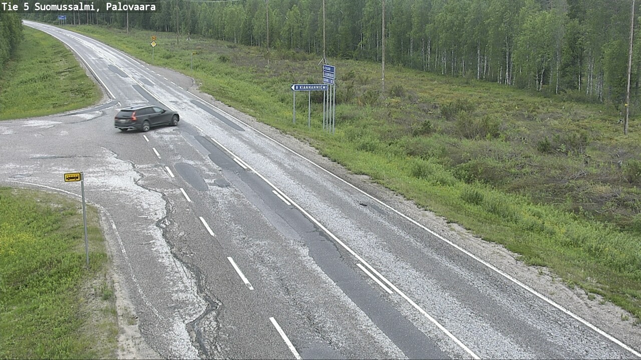 Weather Camera Image Road 5 Suomussalmi, Palovaara, Suomussalmi, Kainuu