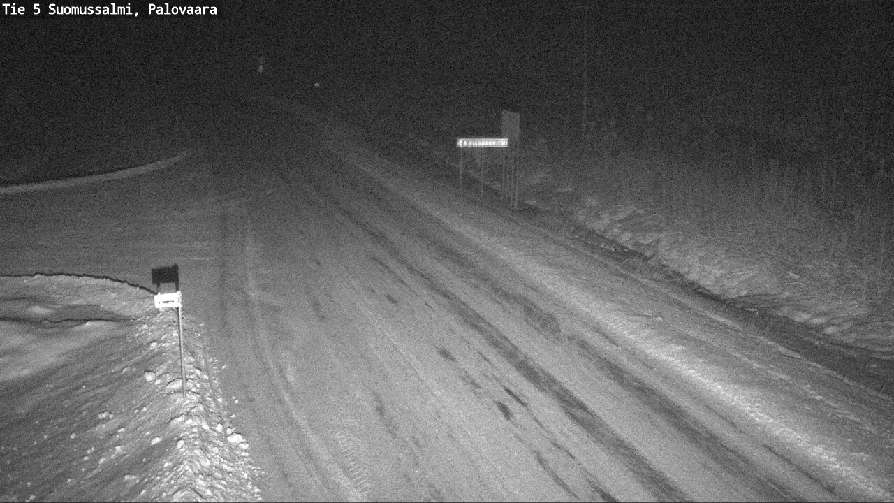 Weather Camera Image Road 5 Suomussalmi, Palovaara, Suomussalmi, Kainuu