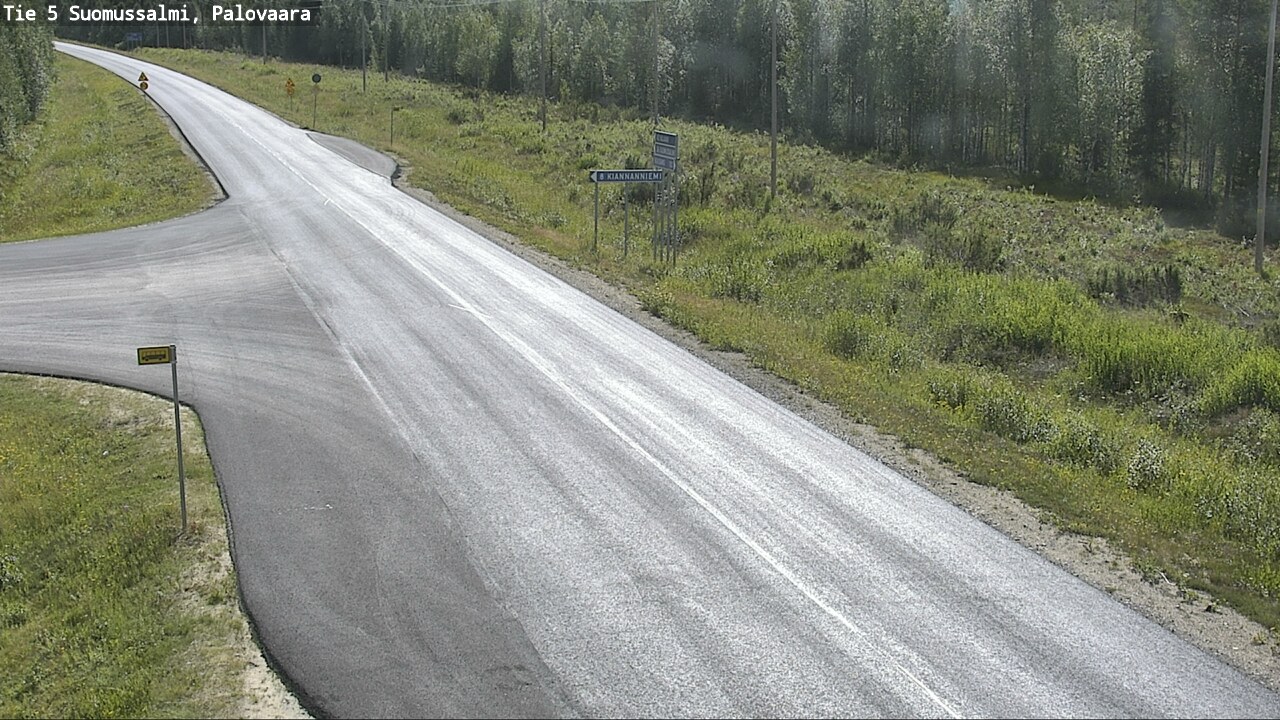 Kelikamerat Kuva Tie 5 Suomussalmi, Palovaara, Suomussalmi, Kainuu