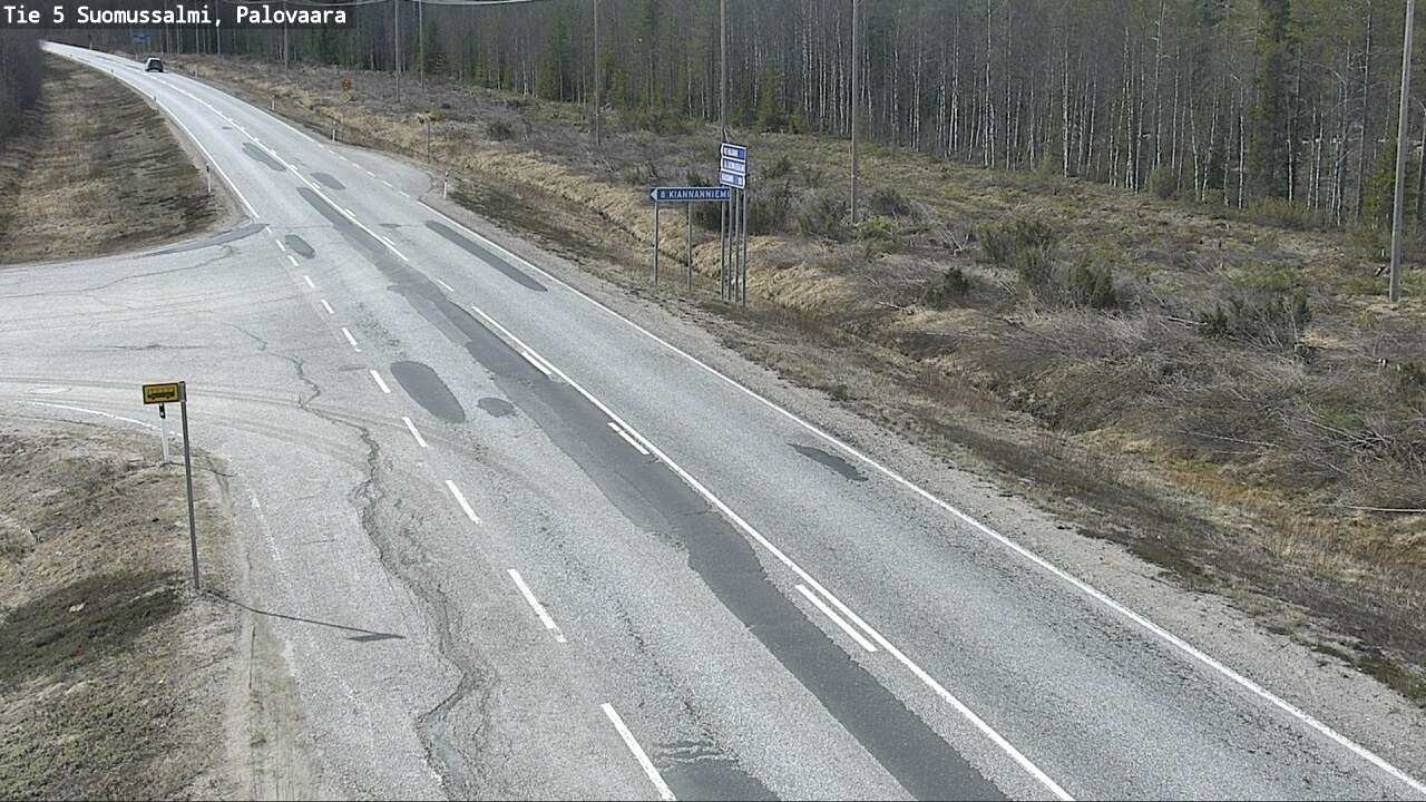 Kelikamerat Kuva Tie 5 Suomussalmi, Palovaara, Suomussalmi, Kainuu