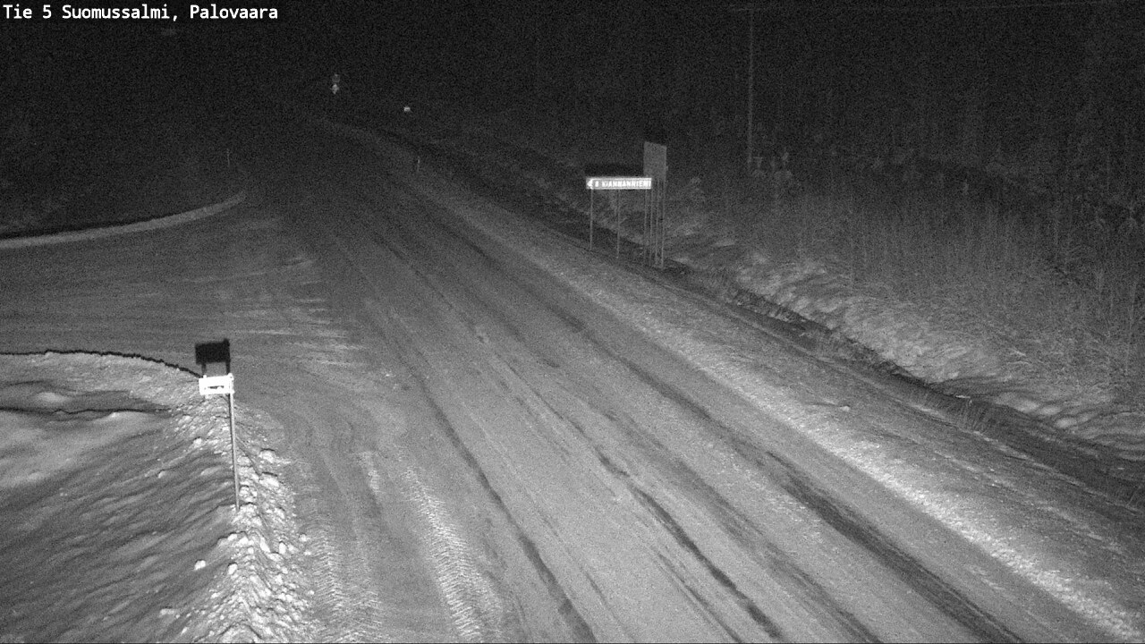 Weather Camera Image Road 5 Suomussalmi, Palovaara, Suomussalmi, Kainuu