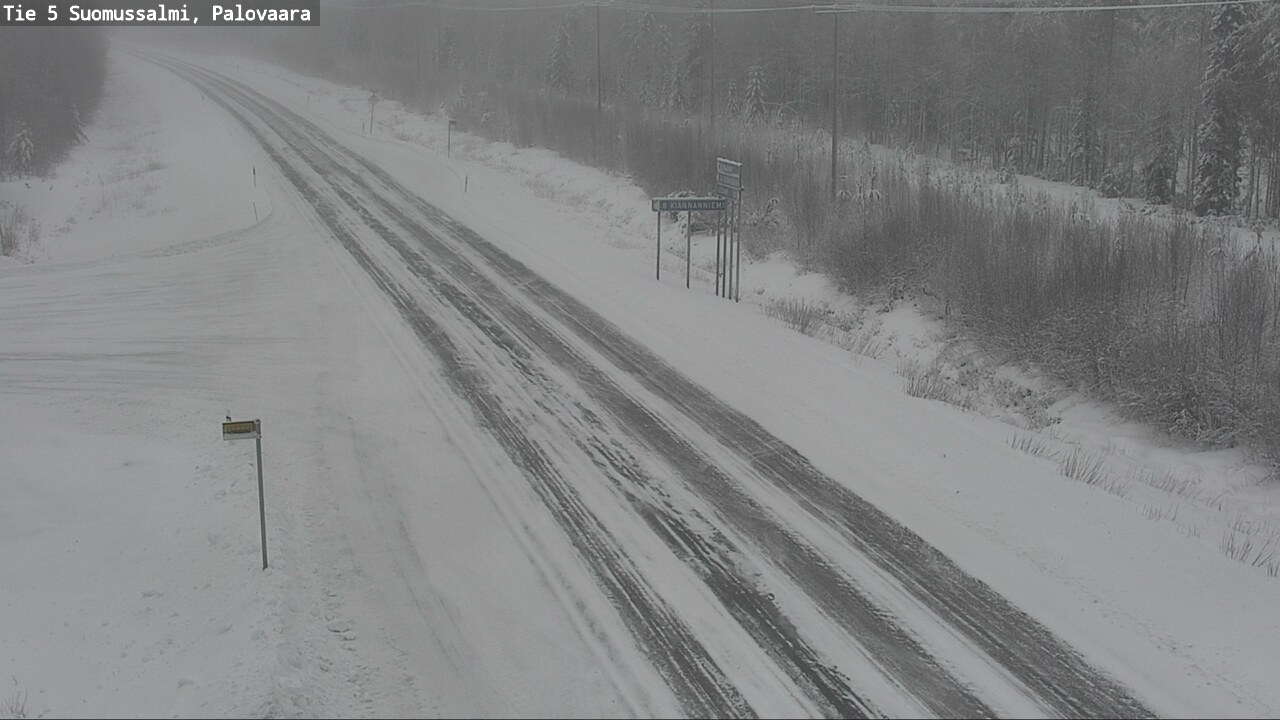 Weather Camera Image Road 5 Suomussalmi, Palovaara, Suomussalmi, Kainuu