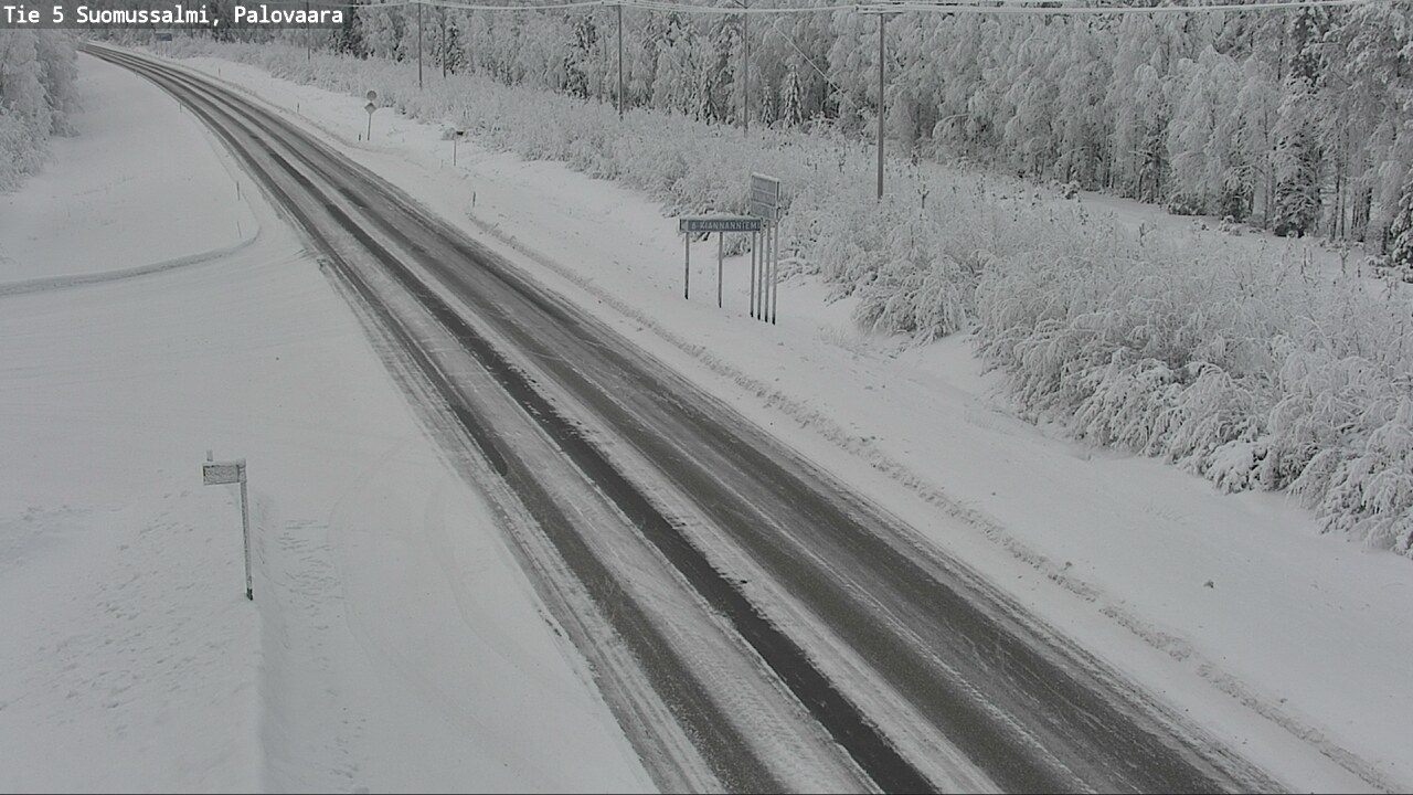 Kelikamerat Kuva Tie 5 Suomussalmi, Palovaara, Suomussalmi, Kainuu