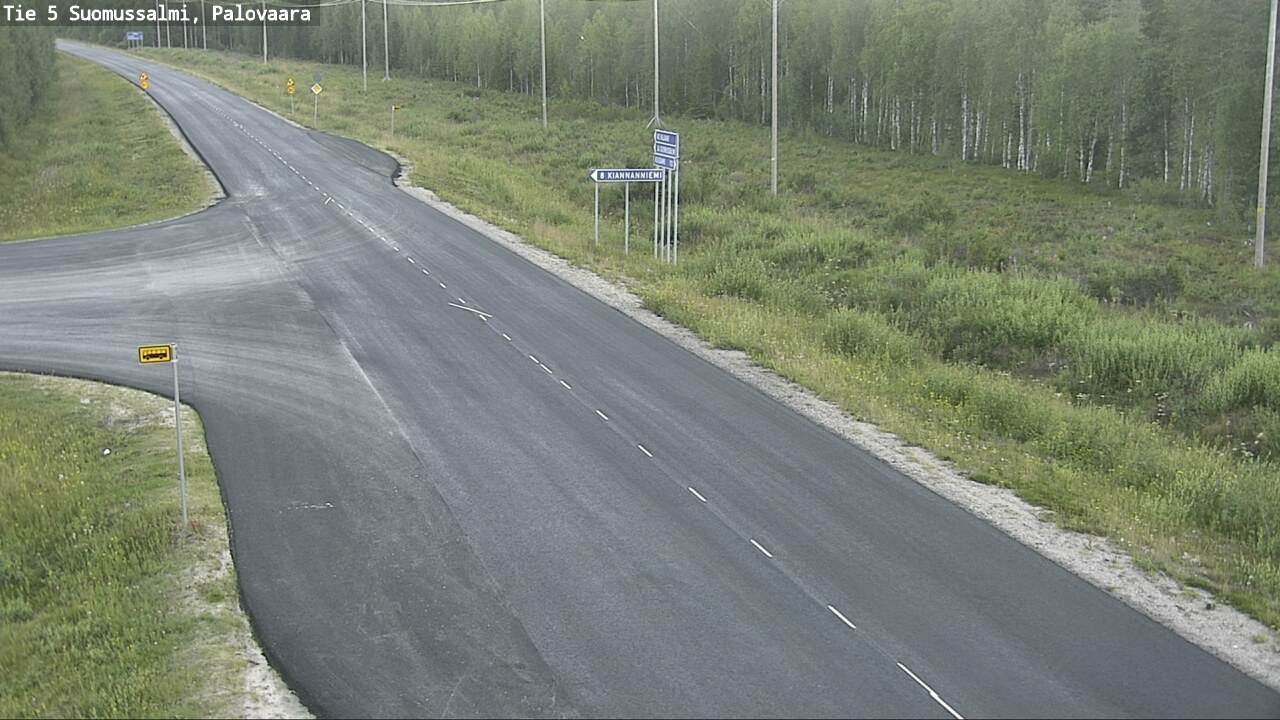 Kelikamerat Kuva Tie 5 Suomussalmi, Palovaara, Suomussalmi, Kainuu
