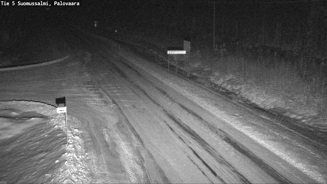 Weather Camera Image Road 5 Suomussalmi, Palovaara, Suomussalmi, Kainuu