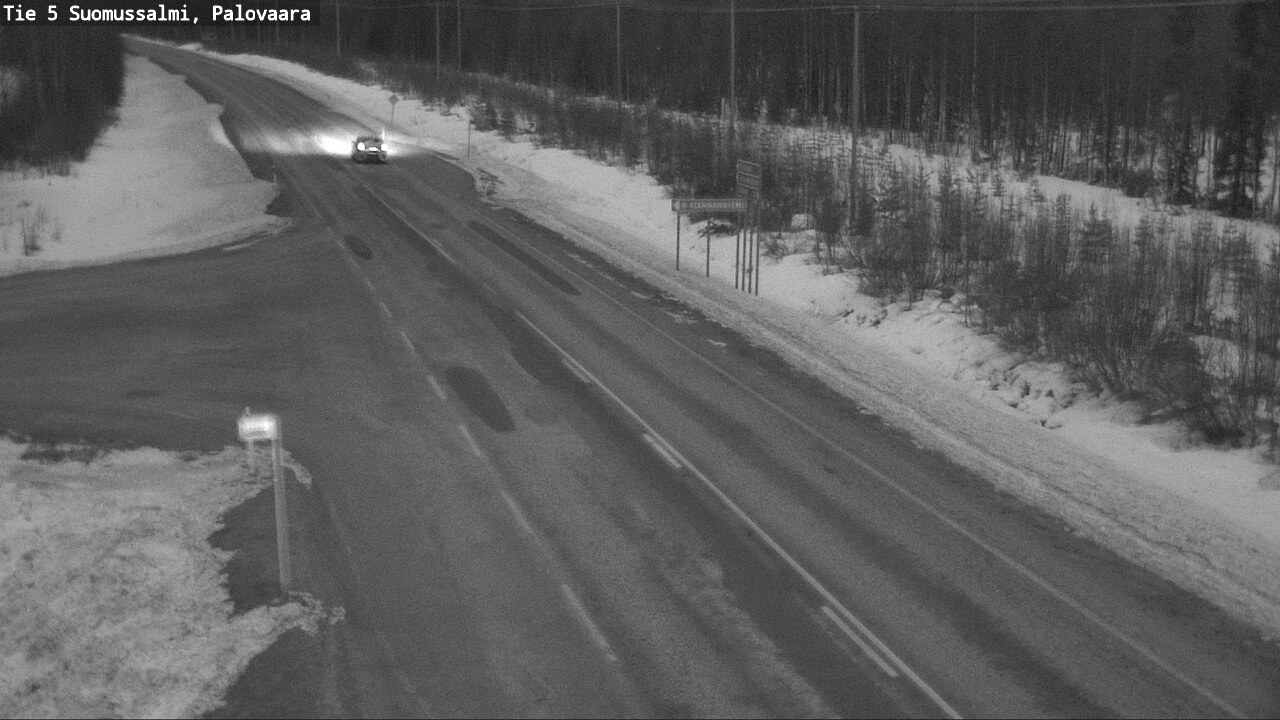 Kelikamerat Kuva Tie 5 Suomussalmi, Palovaara, Suomussalmi, Kainuu