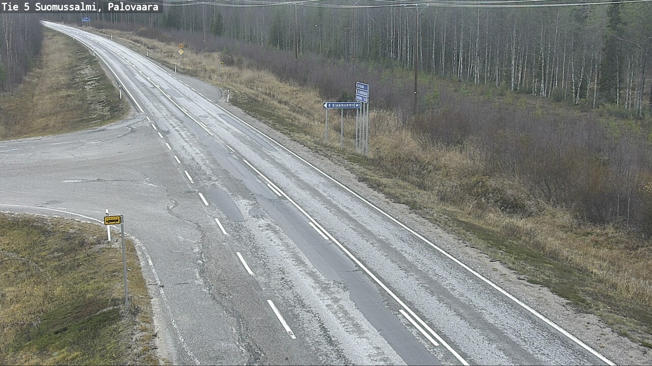 Kelikamerat Kuva Tie 5 Suomussalmi, Palovaara, Suomussalmi, Kainuu