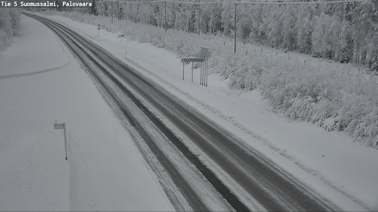 Kelikamerat Kuva Tie 5 Suomussalmi, Palovaara, Suomussalmi, Kainuu