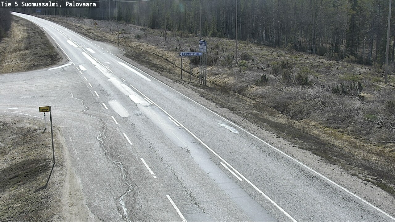 Kelikamerat Kuva Tie 5 Suomussalmi, Palovaara, Suomussalmi, Kainuu