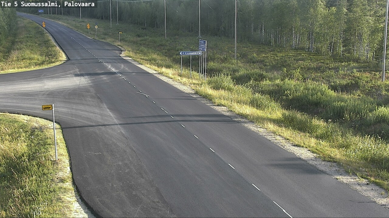 Kelikamerat Kuva Tie 5 Suomussalmi, Palovaara, Suomussalmi, Kainuu