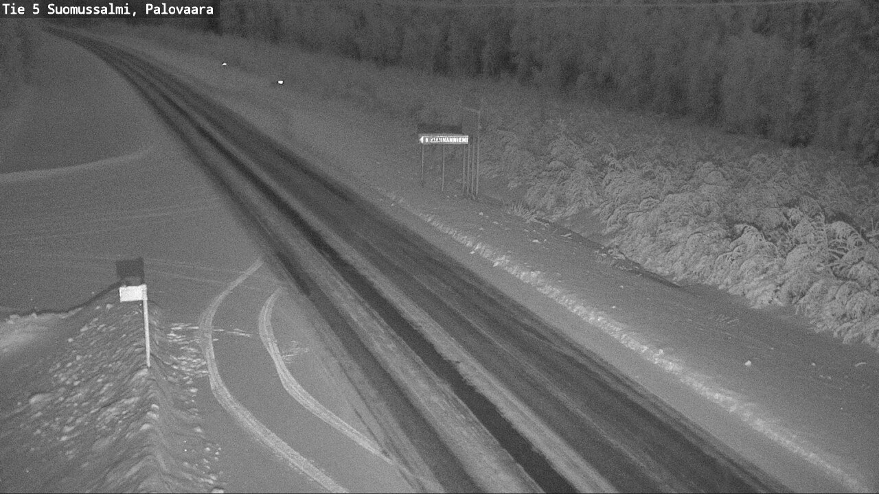 Kelikamerat Kuva Tie 5 Suomussalmi, Palovaara, Suomussalmi, Kainuu