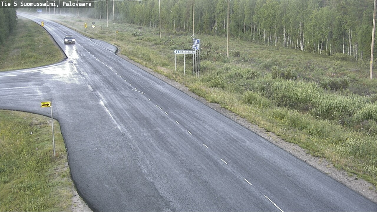 Kelikamerat Kuva Tie 5 Suomussalmi, Palovaara, Suomussalmi, Kainuu