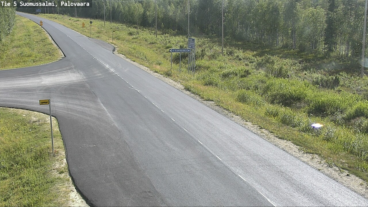 Kelikamerat Kuva Tie 5 Suomussalmi, Palovaara, Suomussalmi, Kainuu