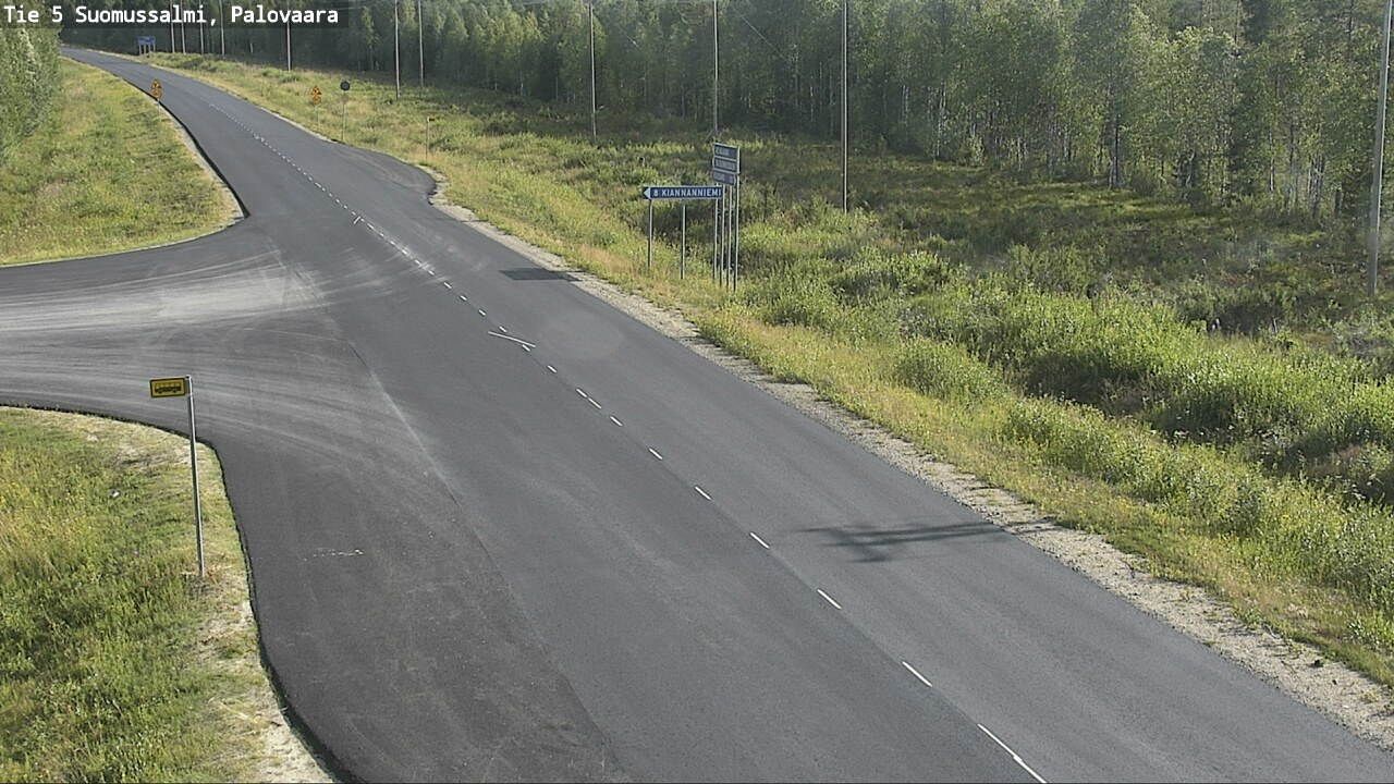 Kelikamerat Kuva Tie 5 Suomussalmi, Palovaara, Suomussalmi, Kainuu