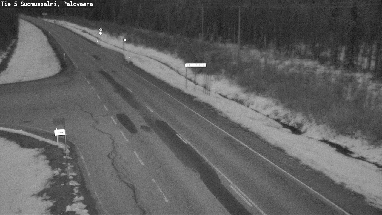 Kelikamerat Kuva Tie 5 Suomussalmi, Palovaara, Suomussalmi, Kainuu