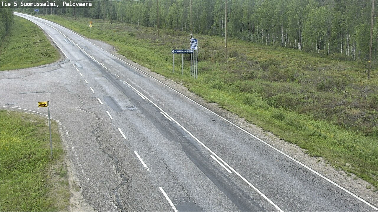 Kelikamerat Kuva Tie 5 Suomussalmi, Palovaara, Suomussalmi, Kainuu