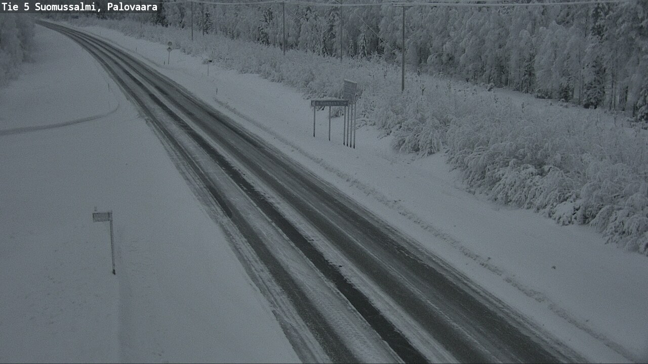 Kelikamerat Kuva Tie 5 Suomussalmi, Palovaara, Suomussalmi, Kainuu