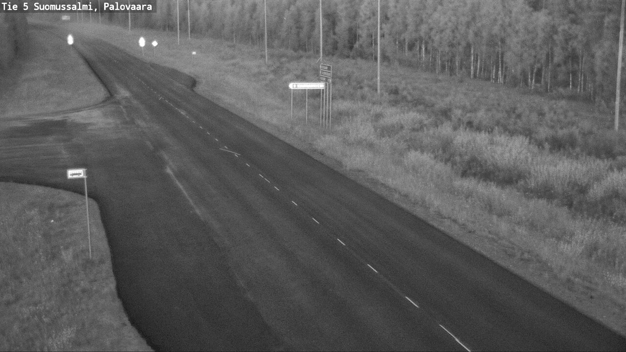 Kelikamerat Kuva Tie 5 Suomussalmi, Palovaara, Suomussalmi, Kainuu