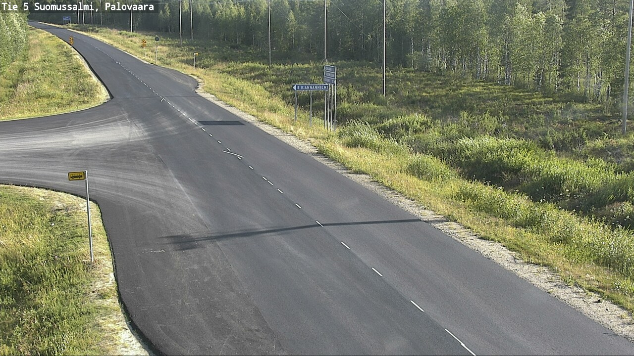 Kelikamerat Kuva Tie 5 Suomussalmi, Palovaara, Suomussalmi, Kainuu
