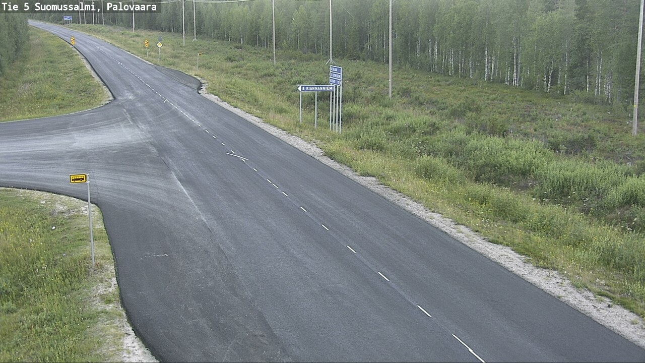Kelikamerat Kuva Tie 5 Suomussalmi, Palovaara, Suomussalmi, Kainuu