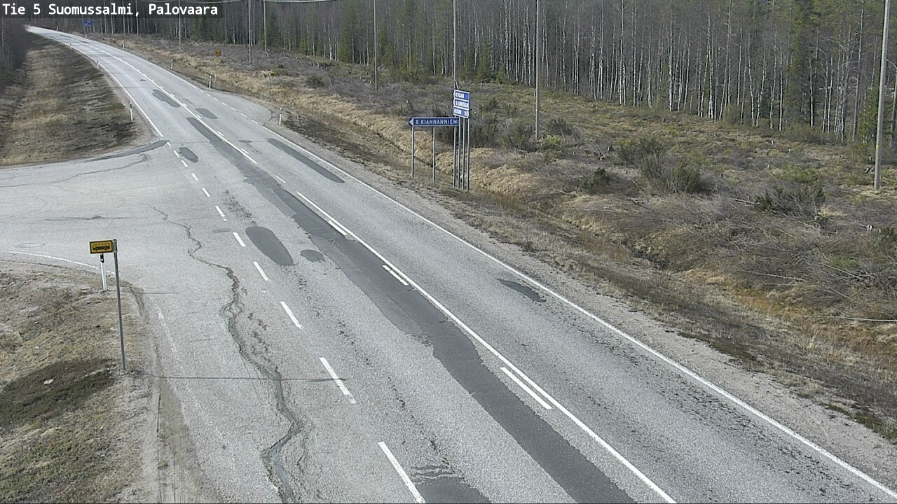 Kelikamerat Kuva Tie 5 Suomussalmi, Palovaara, Suomussalmi, Kainuu