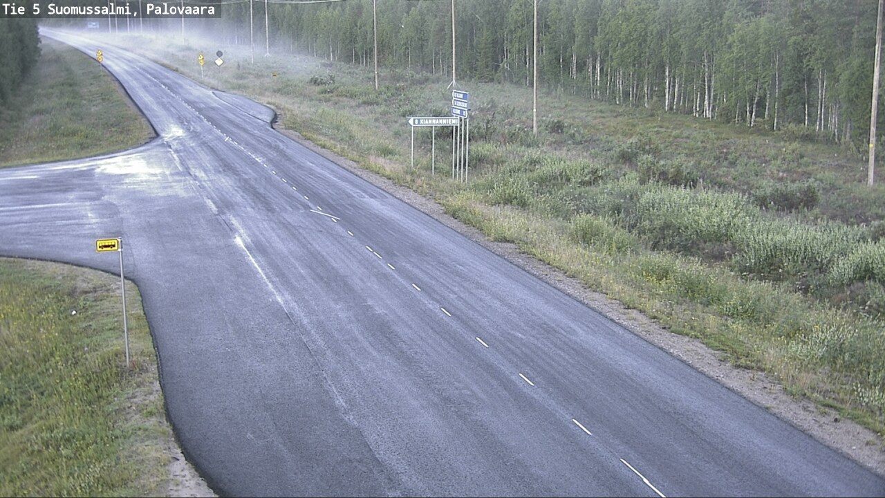 Kelikamerat Kuva Tie 5 Suomussalmi, Palovaara, Suomussalmi, Kainuu
