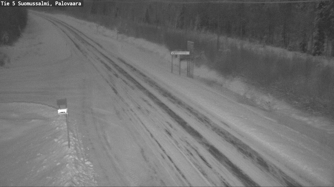 Weather Camera Image Road 5 Suomussalmi, Palovaara, Suomussalmi, Kainuu
