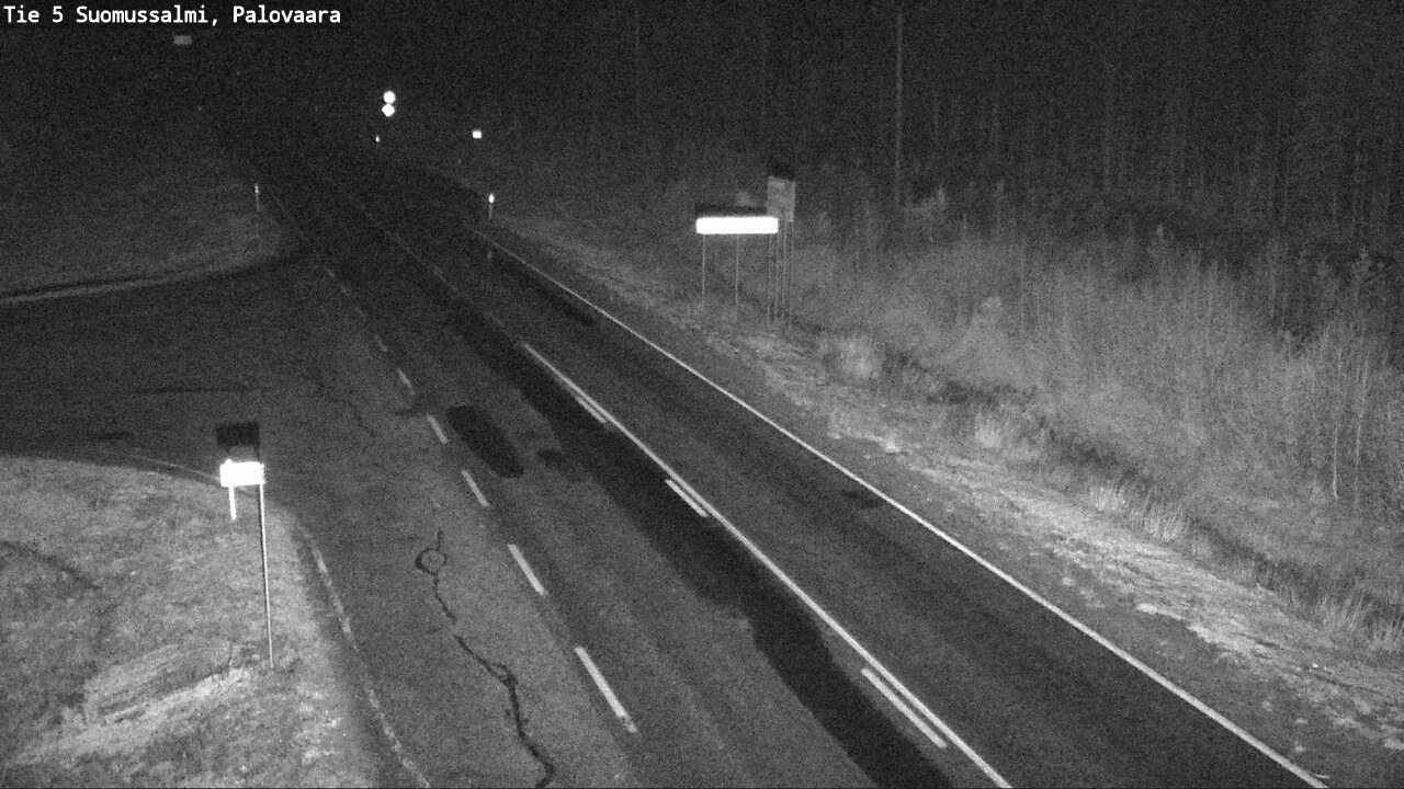 Kelikamerat Kuva Tie 5 Suomussalmi, Palovaara, Suomussalmi, Kainuu