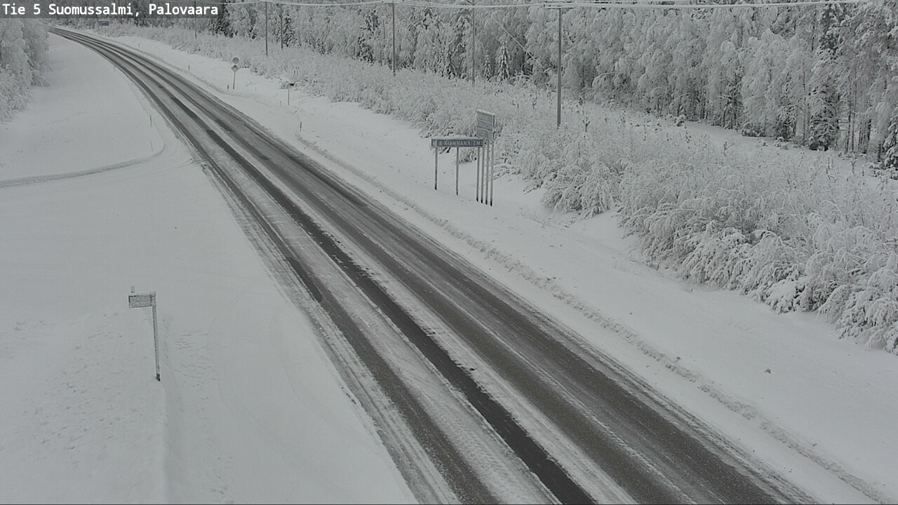 Kelikamerat Kuva Tie 5 Suomussalmi, Palovaara, Suomussalmi, Kainuu