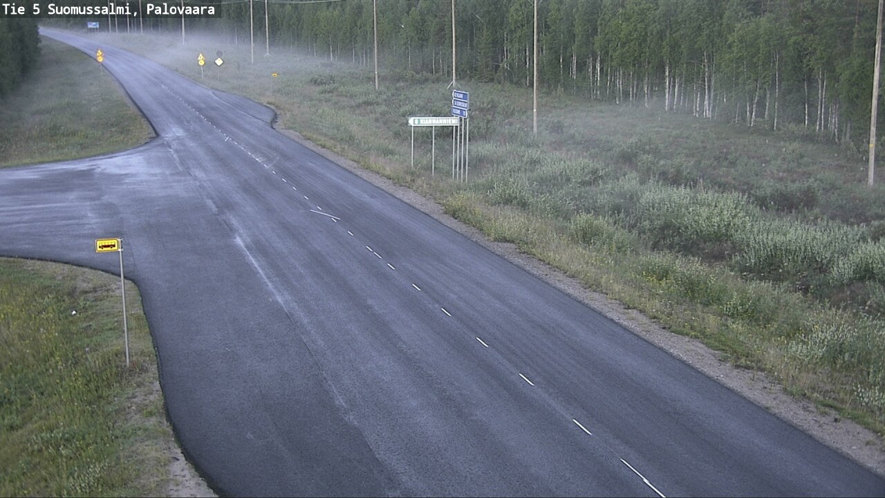 Kelikamerat Kuva Tie 5 Suomussalmi, Palovaara, Suomussalmi, Kainuu