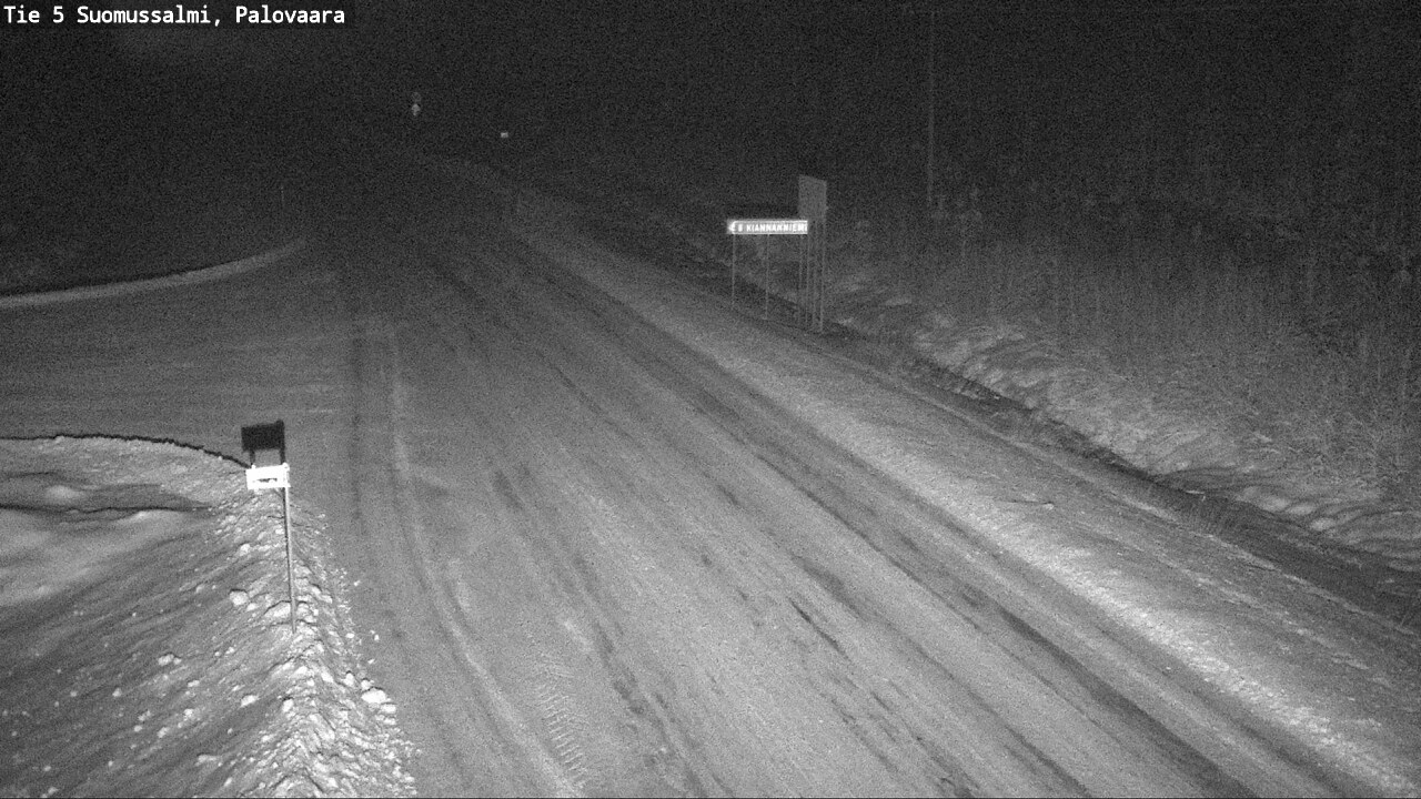 Weather Camera Image Road 5 Suomussalmi, Palovaara, Suomussalmi, Kainuu