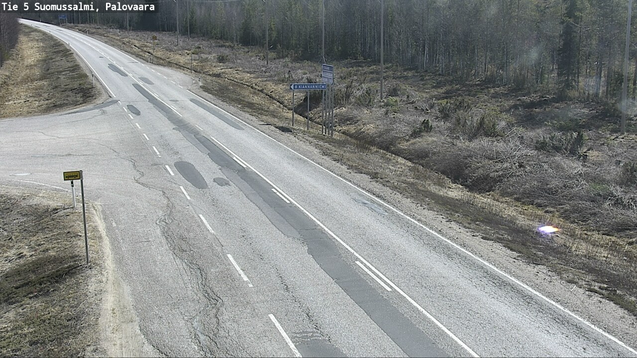 Kelikamerat Kuva Tie 5 Suomussalmi, Palovaara, Suomussalmi, Kainuu
