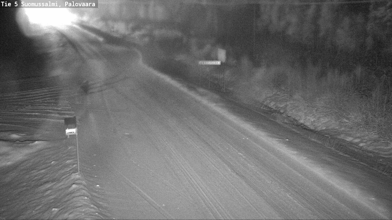 Weather Camera Image Road 5 Suomussalmi, Palovaara, Suomussalmi, Kainuu