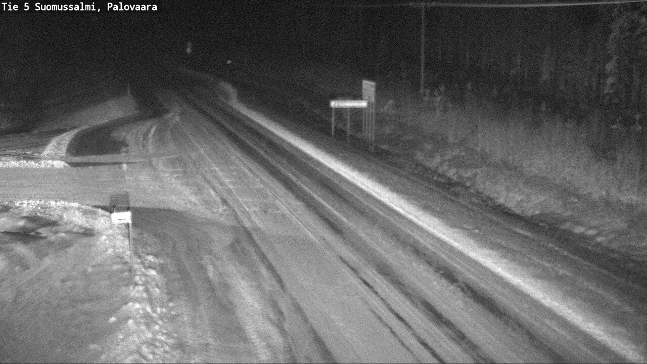 Weather Camera Image Road 5 Suomussalmi, Palovaara, Suomussalmi, Kainuu