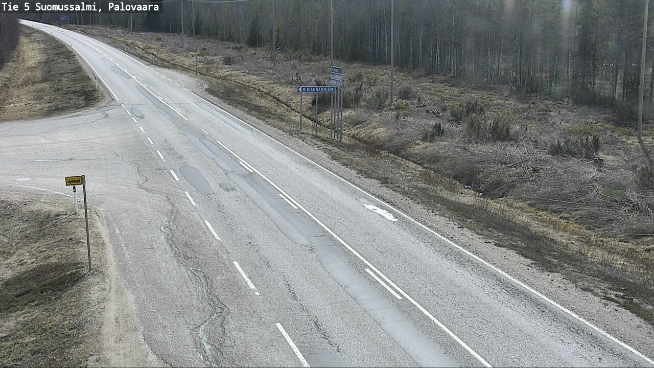 Kelikamerat Kuva Tie 5 Suomussalmi, Palovaara, Suomussalmi, Kainuu