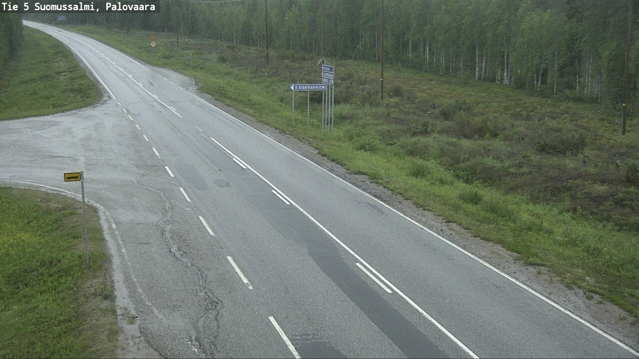 Kelikamerat Kuva Tie 5 Suomussalmi, Palovaara, Suomussalmi, Kainuu