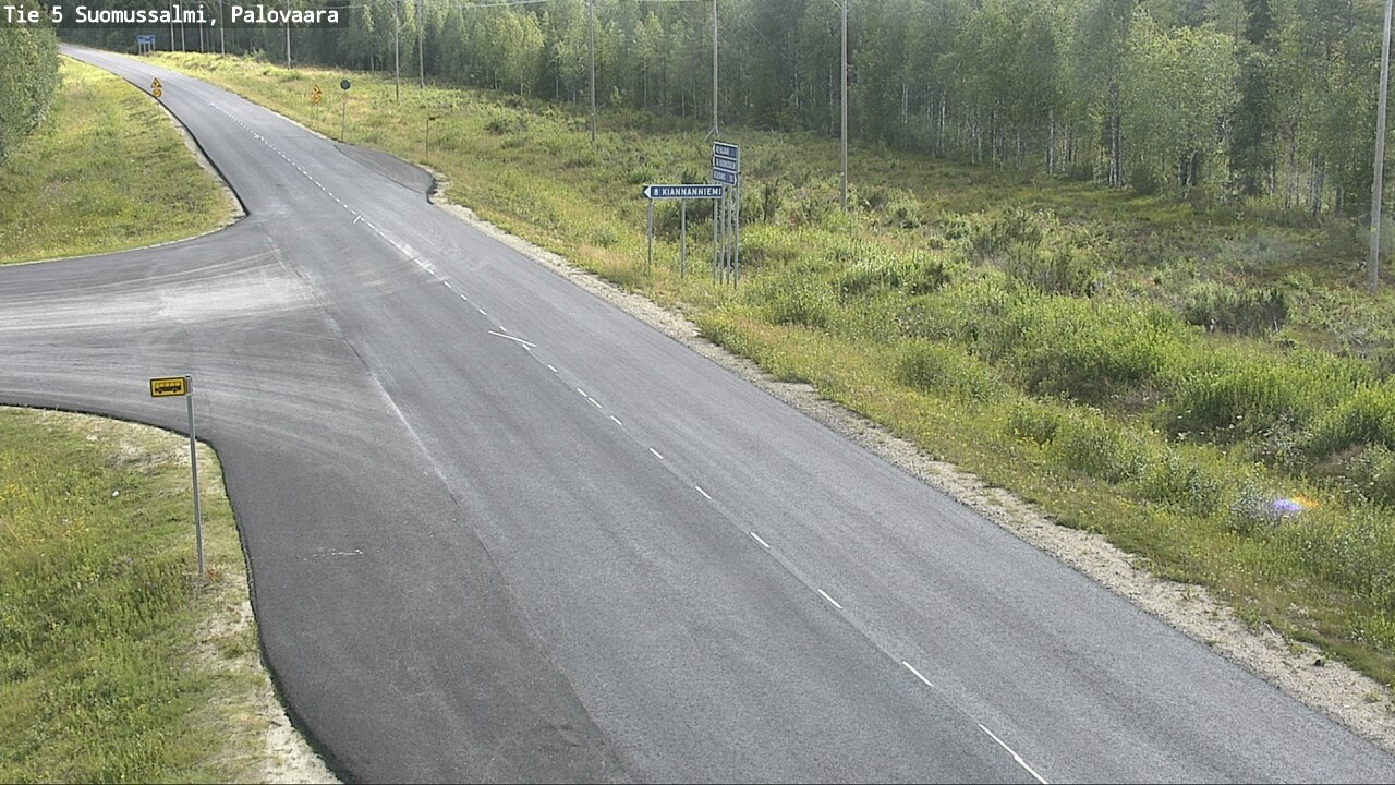 Kelikamerat Kuva Tie 5 Suomussalmi, Palovaara, Suomussalmi, Kainuu