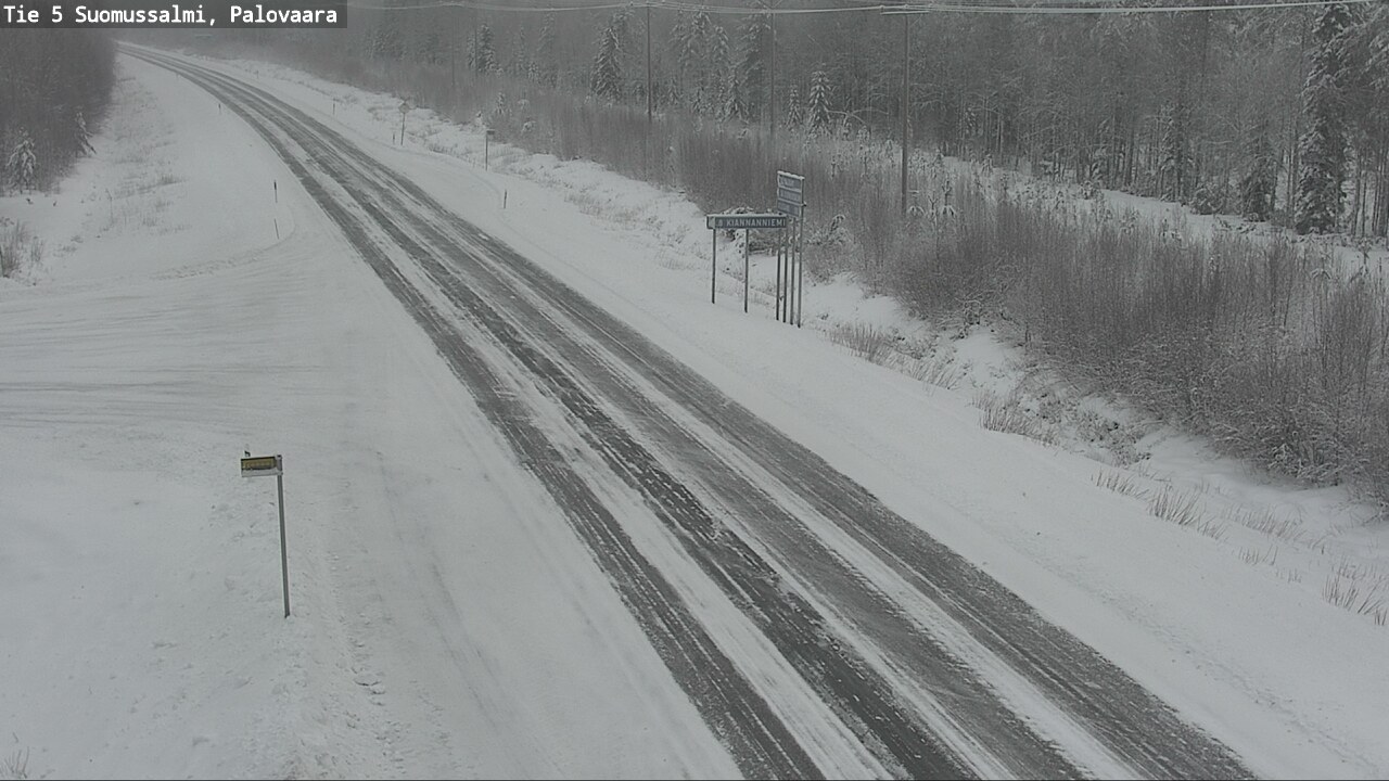 Weather Camera Image Road 5 Suomussalmi, Palovaara, Suomussalmi, Kainuu