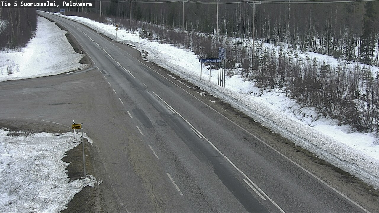 Kelikamerat Kuva Tie 5 Suomussalmi, Palovaara, Suomussalmi, Kainuu