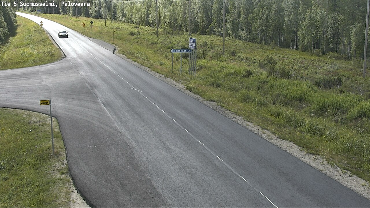 Weather Camera Image Road 5 Suomussalmi, Palovaara, Suomussalmi, Kainuu