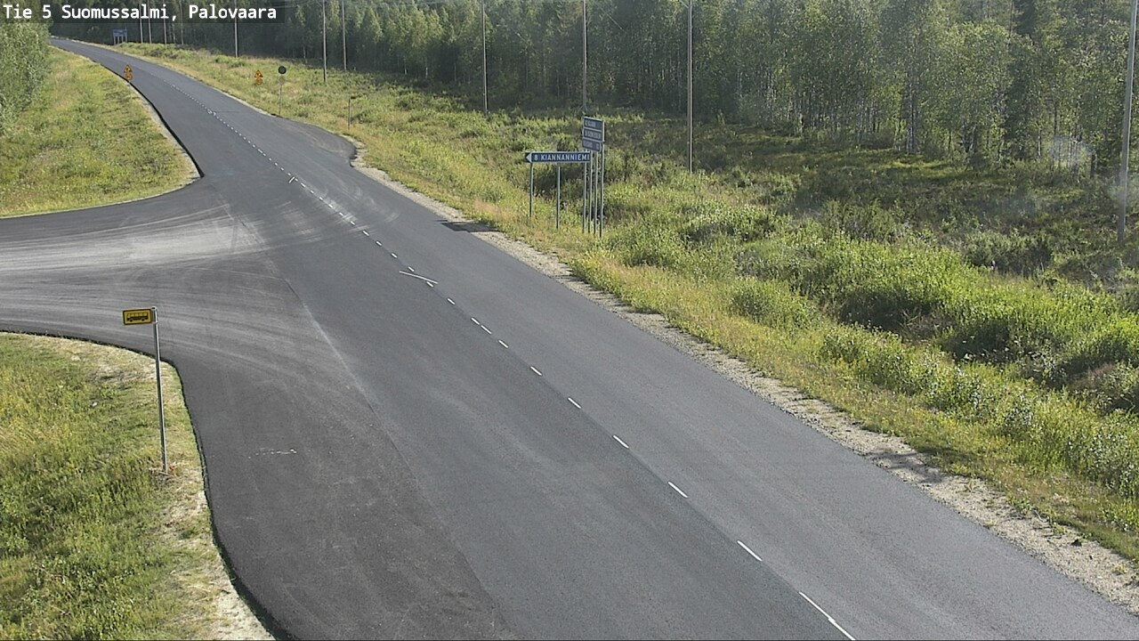 Kelikamerat Kuva Tie 5 Suomussalmi, Palovaara, Suomussalmi, Kainuu