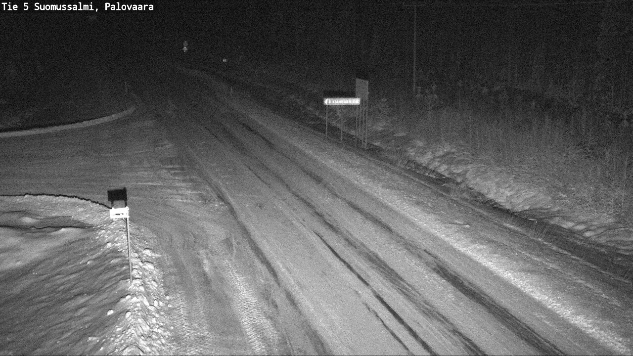 Weather Camera Image Road 5 Suomussalmi, Palovaara, Suomussalmi, Kainuu