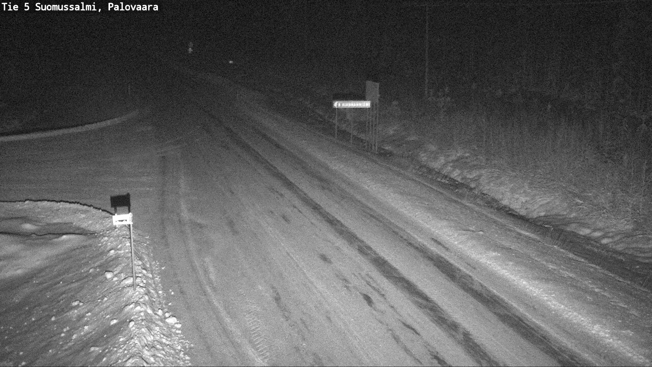 Weather Camera Image Road 5 Suomussalmi, Palovaara, Suomussalmi, Kainuu