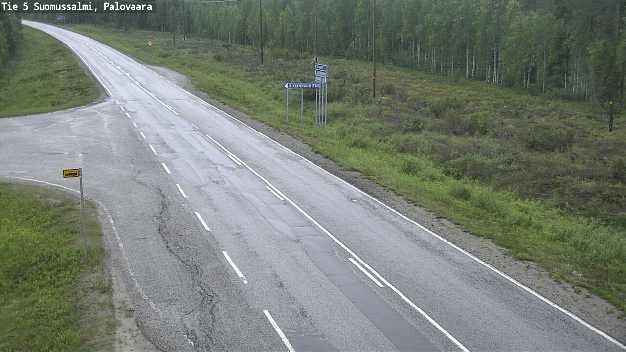 Kelikamerat Kuva Tie 5 Suomussalmi, Palovaara, Suomussalmi, Kainuu