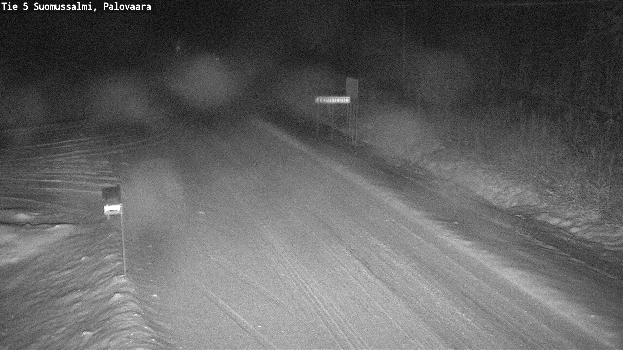 Weather Camera Image Road 5 Suomussalmi, Palovaara, Suomussalmi, Kainuu