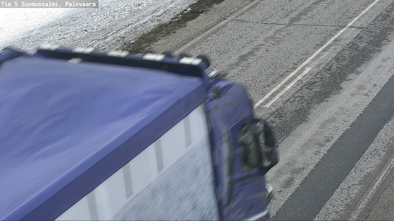 Weather Camera Image Road 5 Suomussalmi, Palovaara, Suomussalmi, Kainuu