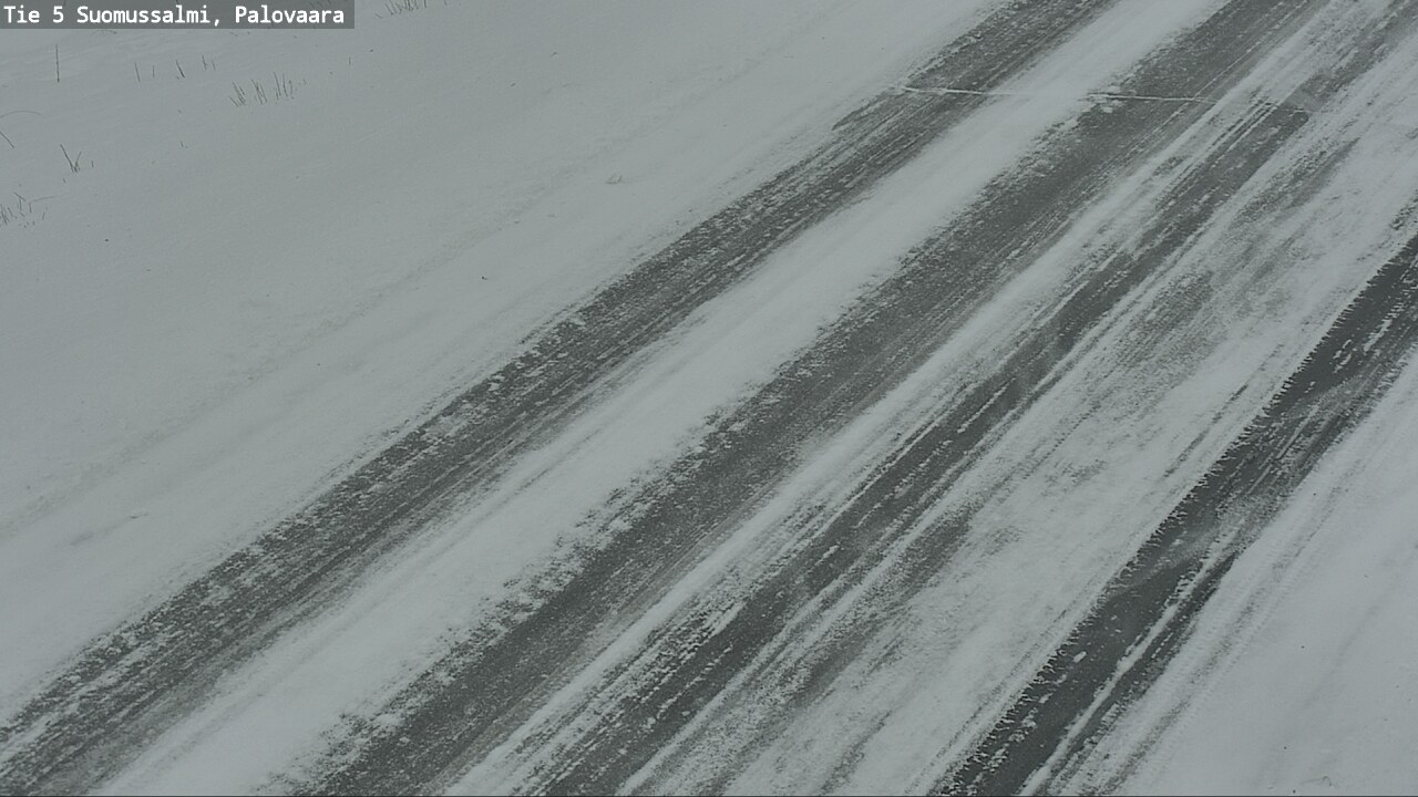 Weather Camera Image Road 5 Suomussalmi, Palovaara, Suomussalmi, Kainuu